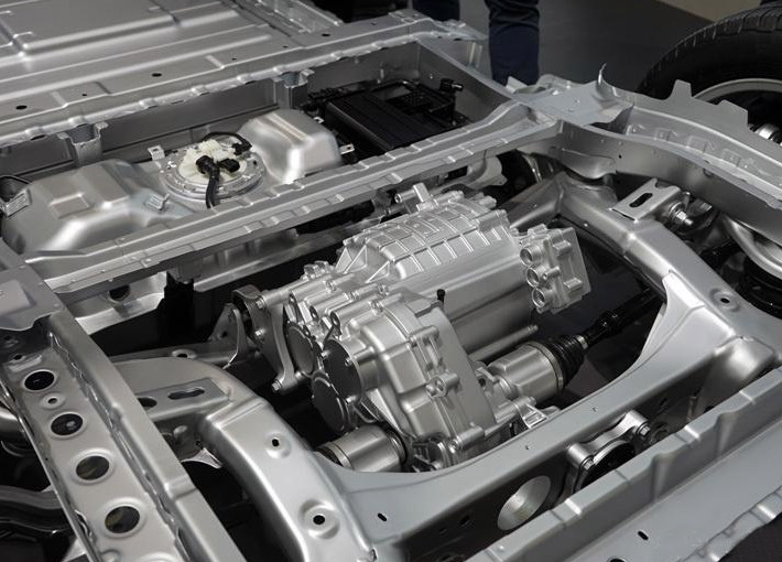 Stojan i rdzeń wirnika generatora pojazdu elektrycznego