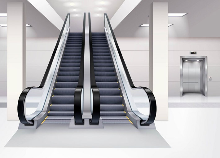 Stojan i rdzeń wirnika silnika trakcyjnego windy